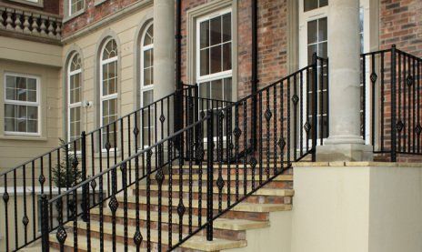 Railings at a mansion