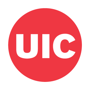 A red circle with the word uic on it