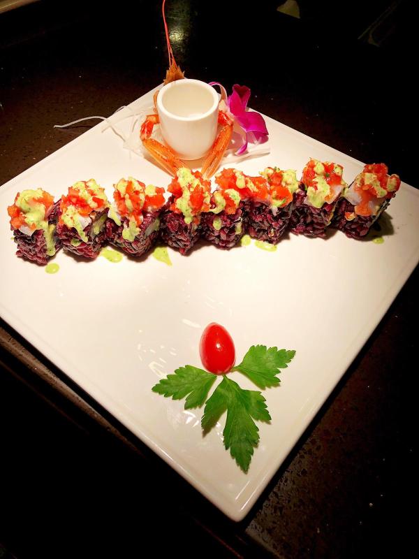 piatto con sushi