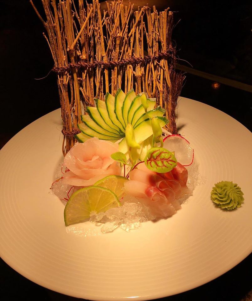 piatto con sashimi