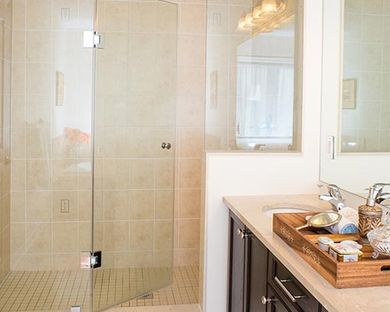 Frame-less glass shower - glass, mirror, windows in Evanston, IL Frame-less glass shower - glass, mirror, windows in Evanston, IL