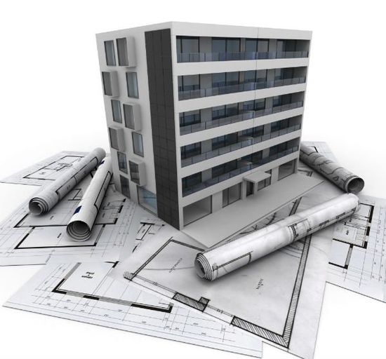 progetto architettonico di uno stabile