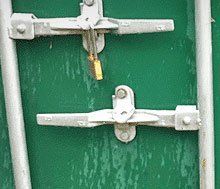 container with locks