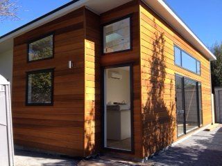 House with wooden finish 