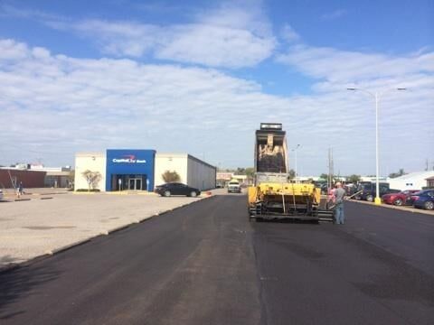 Bank Parking Lot | Auburn, IN | H.E.V. Asphalt Paving Co.