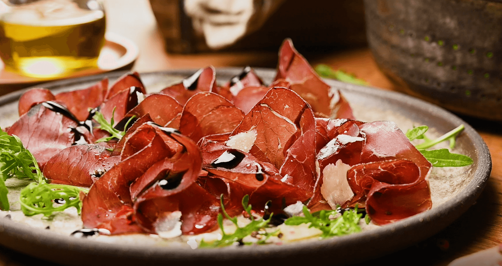 Rezept für Bündnerfleisch Carpaccio