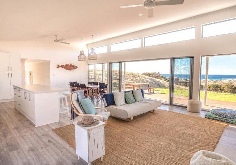 middle river beach house interior