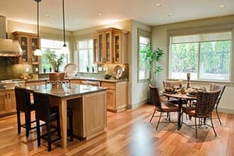 Dining Room and Kitchen — Residential Remodel in Lancaster, PA