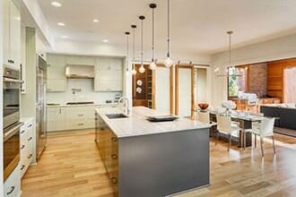Beautiful Kitchen in New Luxury Home — Residential Remodel in Lancaster, PA