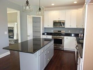 Modern Kitchen with white cabinets — Residential Remodel in Lancaster, PA