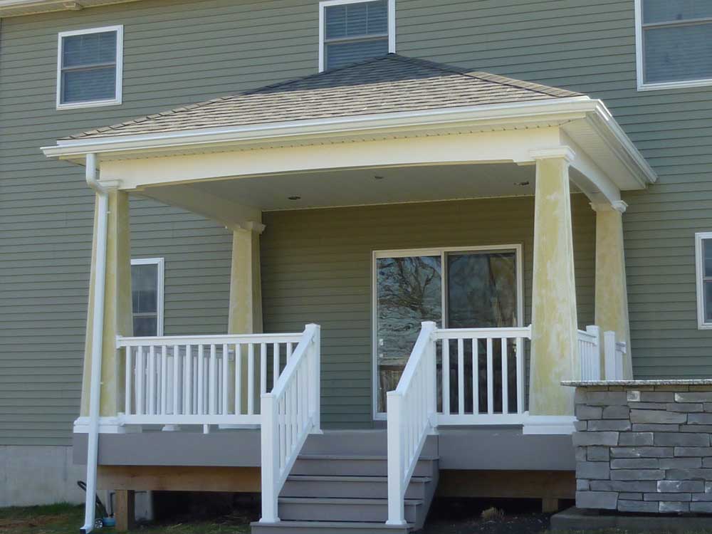Close up View of the Exterior design — Residential Remodel in Lancaster, PA