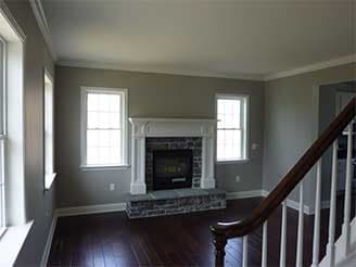Interior Design with fire place — Interior Remodel in Lancaster, PA