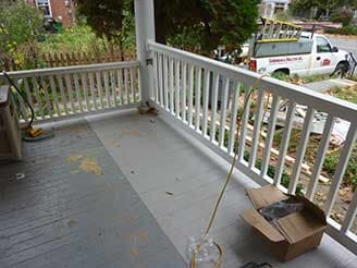 Inside view of the Porch — Interior Remodel in Lancaster, PA