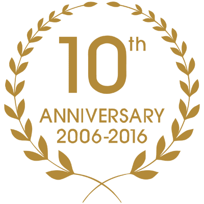 10 years anniversary logo