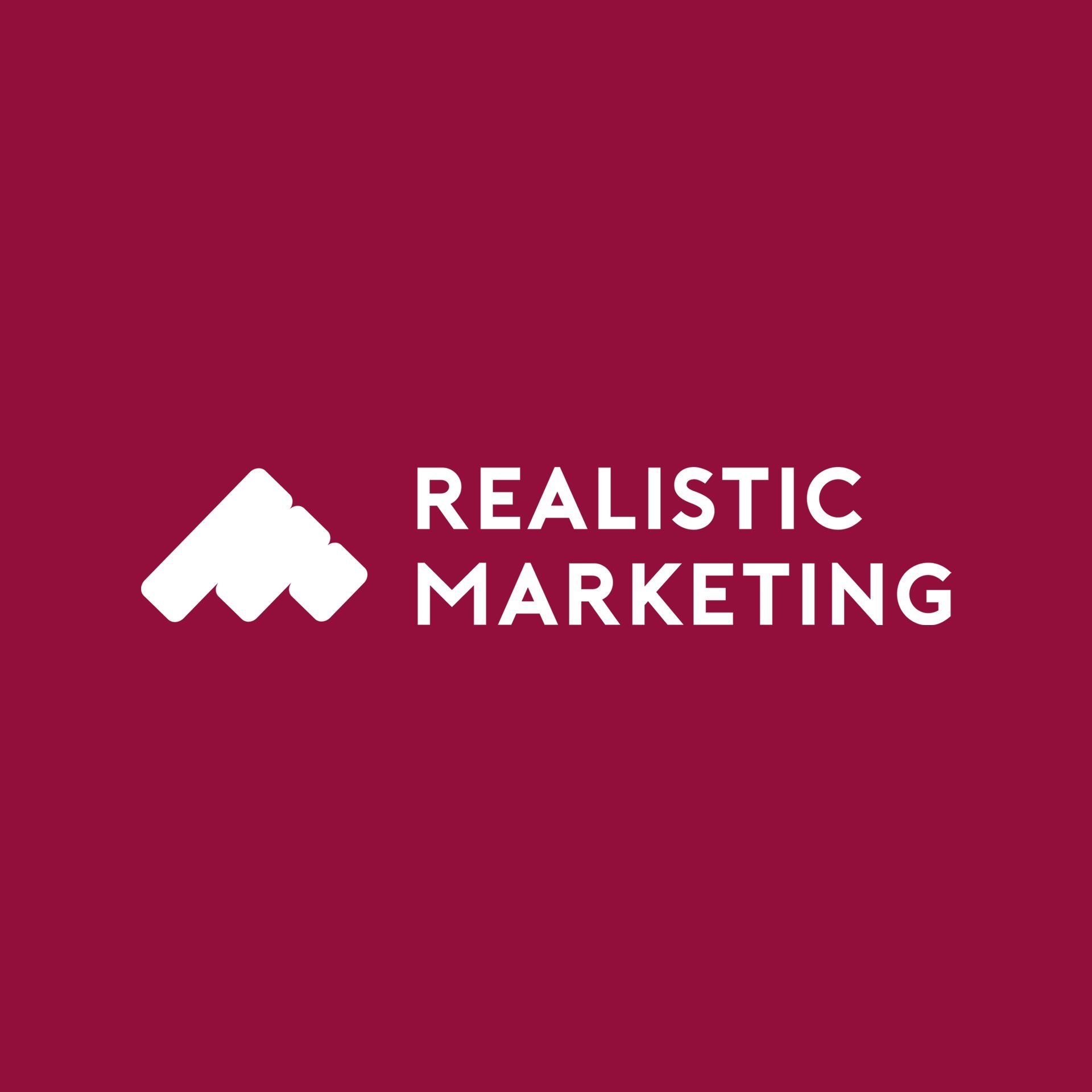 Realistic marketing logo