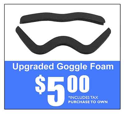 Upgraded Goggle Foam Ad Upgraded Goggle Foam Ad