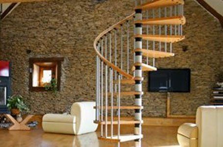 spiral staircase design made by a specialist carpenter