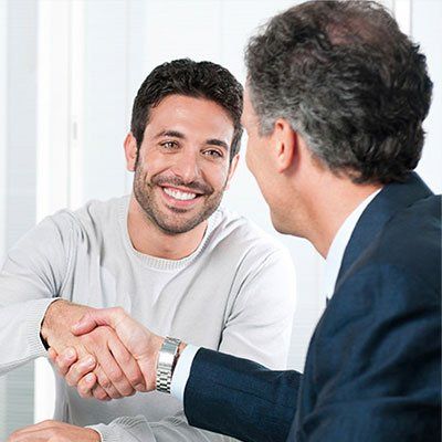 Deal — Handshake Between the Lawyer and the Client in Savannah, GA Deal — Handshake Between the Lawyer and the Client in Savannah, GA