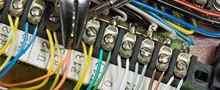 Electric Wire With Needle Nose Pliers — Electrical Constructor in Sebastian, FL Electric Wire With Needle Nose Pliers — Electrical Constructor in Sebastian, FL