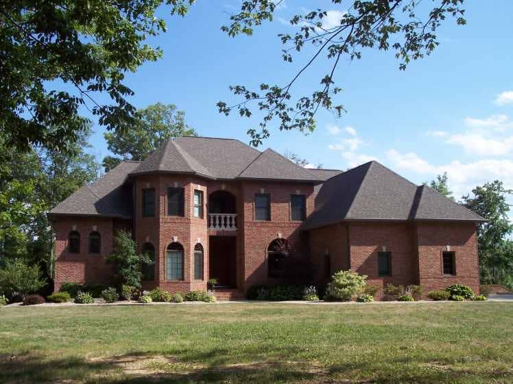 Exterior Decorative Houses at Lake Moses — Beautiful Brown House in Marion, IL