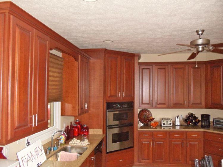 Beautiful Modern House in Lake Moses — Orange Wood Kitchen in Marion, IL