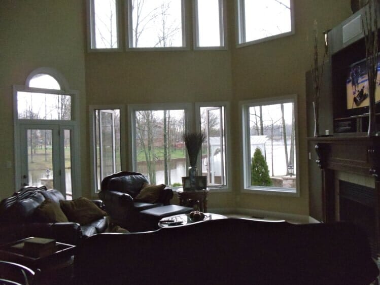Houses at Lake Moses — Dim Design Living Room in Marion, IL
