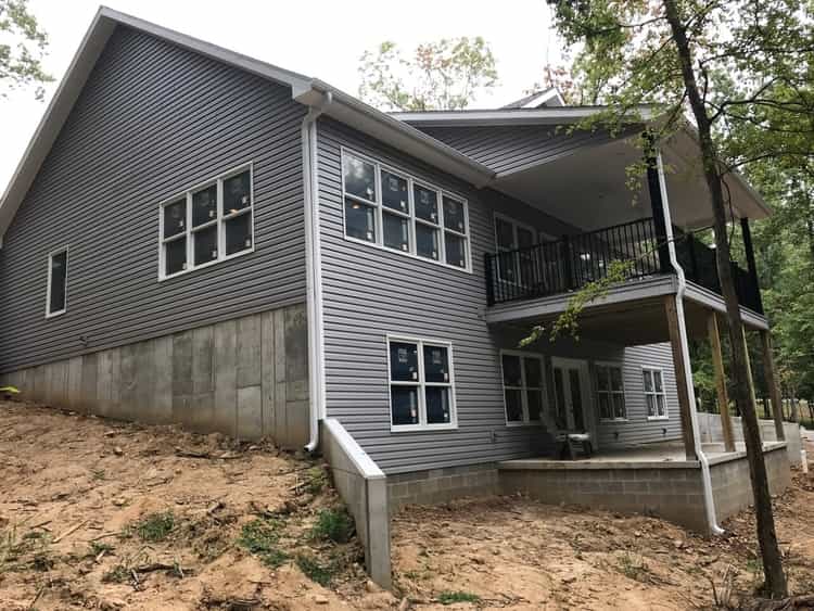 Allen House — Gray House Side View  in Marion, IL