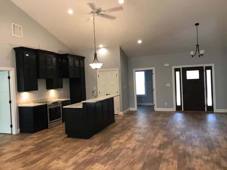 Custom Home Builder — Wood Flooring Interior House in Marion, IL
