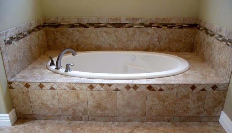 Interior Decoration — Tiled Bath Tub in Marion, IL