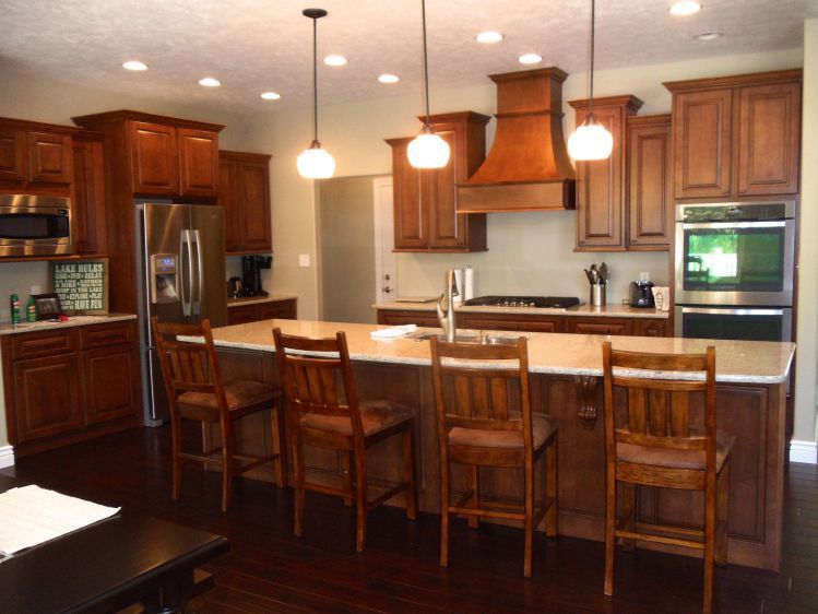 Relaxing Houses — Wooden Design Kitchen in Marion, IL