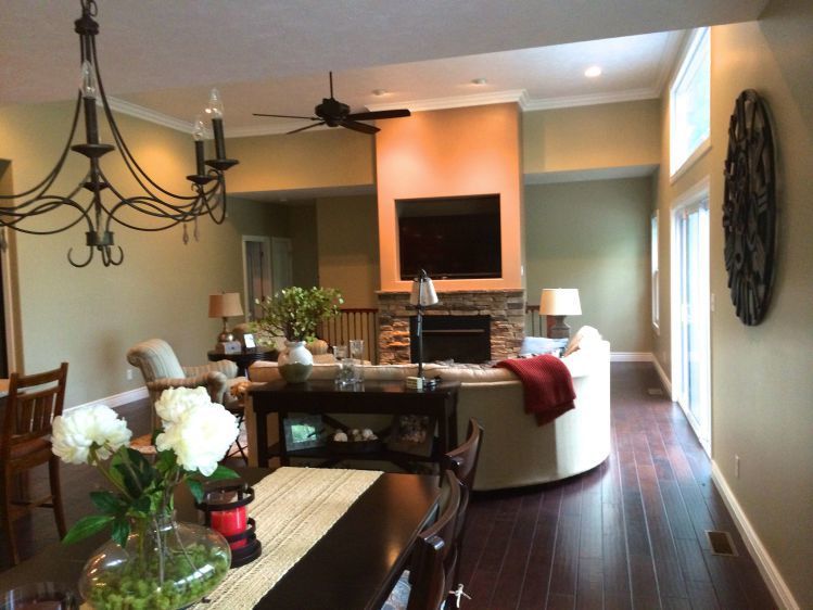 Modern Decorative Houses — Living Room with Fireplace in Marion, IL