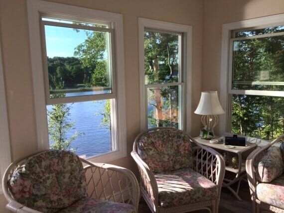 Decorative Houses at Lot 179 — Glass Windowed Living Room in Marion, IL