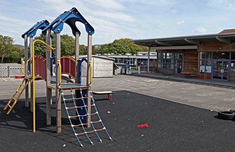 outdoor kids play area