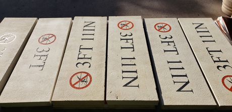 Pool Depth Signage — Phoenix, AZ — Ace Sandblasting