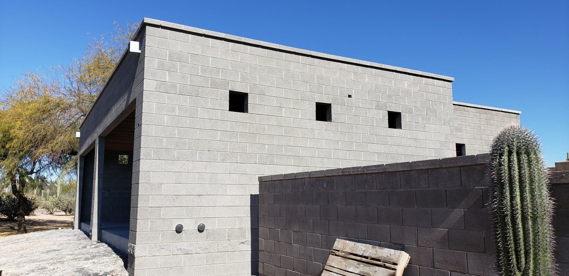 Outside View of a Garage — Phoenix, AZ — Ace Sandblasting