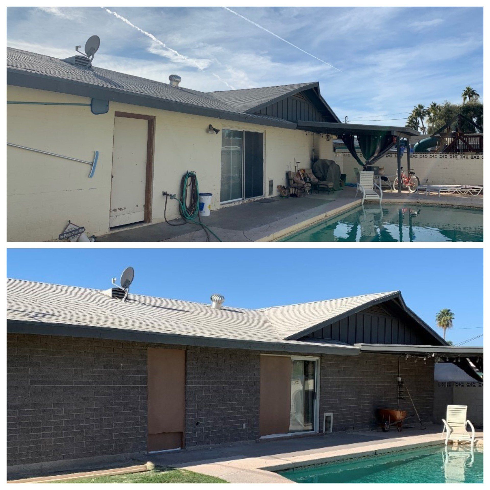 Exterior of a Family Home — Phoenix, AZ — Ace Sandblasting