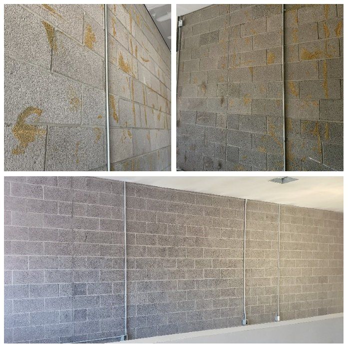 Removal of Stains in Brick Wall — Phoenix, AZ — Ace Sandblasting