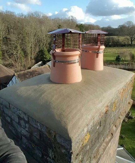 Chimney repairs by Leatherhead Roofers HDN Roofing