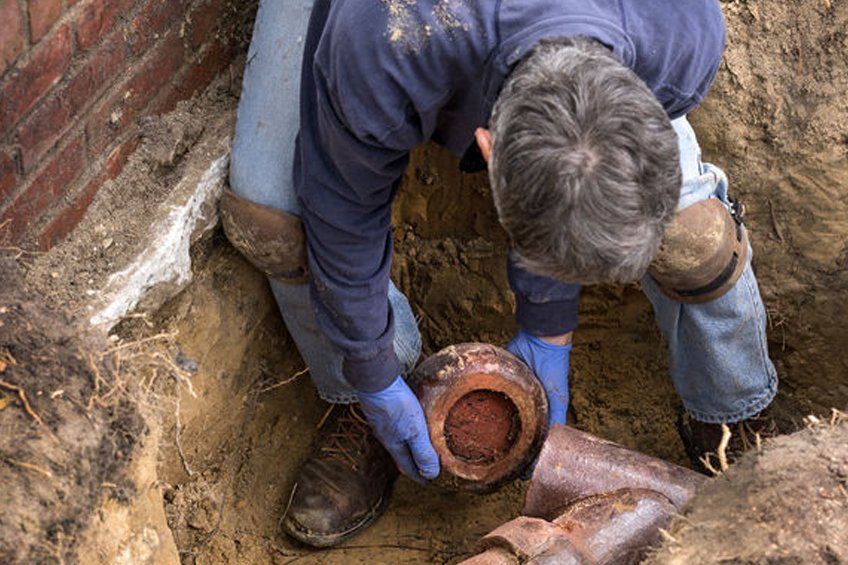 CDS Ltd ground works renewing drain pipe