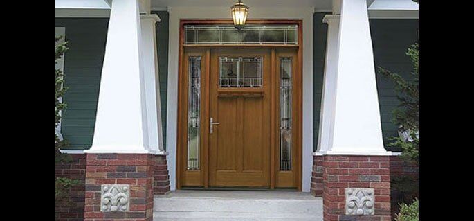Simple Brown Door - Door and Frame in Sacramento, CA