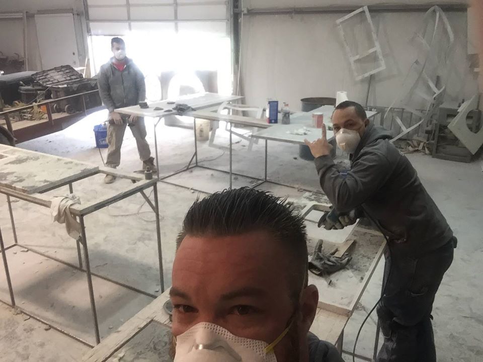 TD Granite crew working