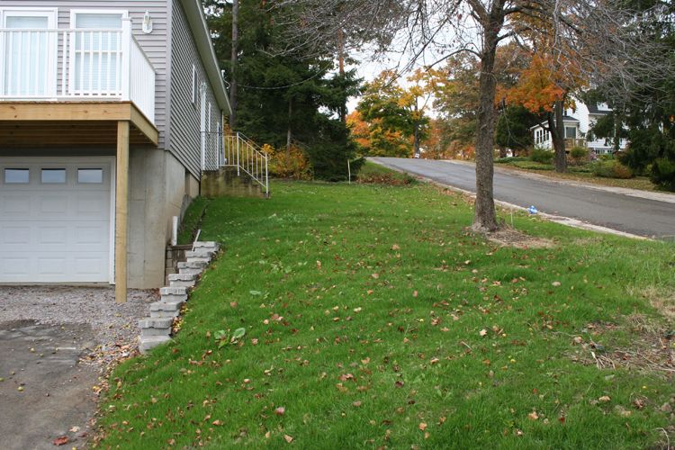 Breakwall Landscape Project in Findley Lake NY