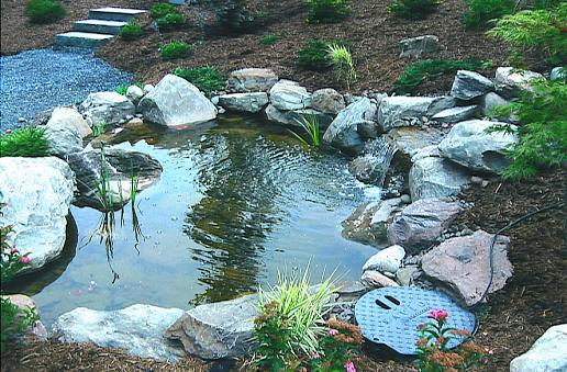 pond installation in Chautauqua, NY