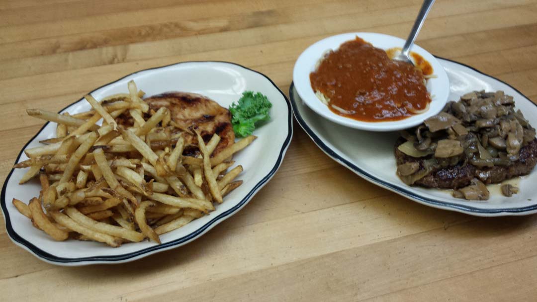 Teriyaki Chicken & Hamburger steak with onions side - Food Services in Virginia Beach, VA