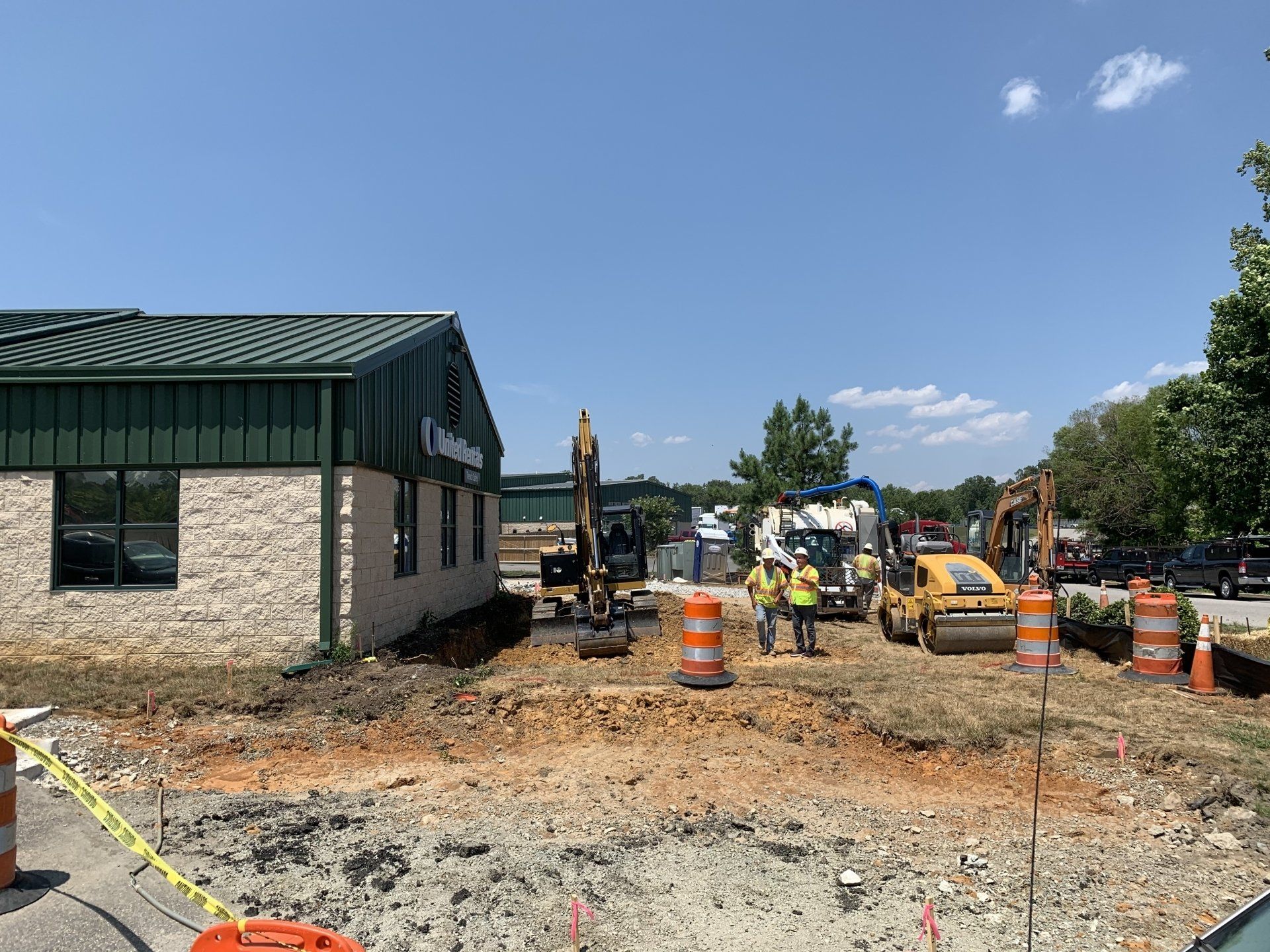 Before Renovating Parking Lot #2 — Chester, VA — ARW Contracting, Inc.