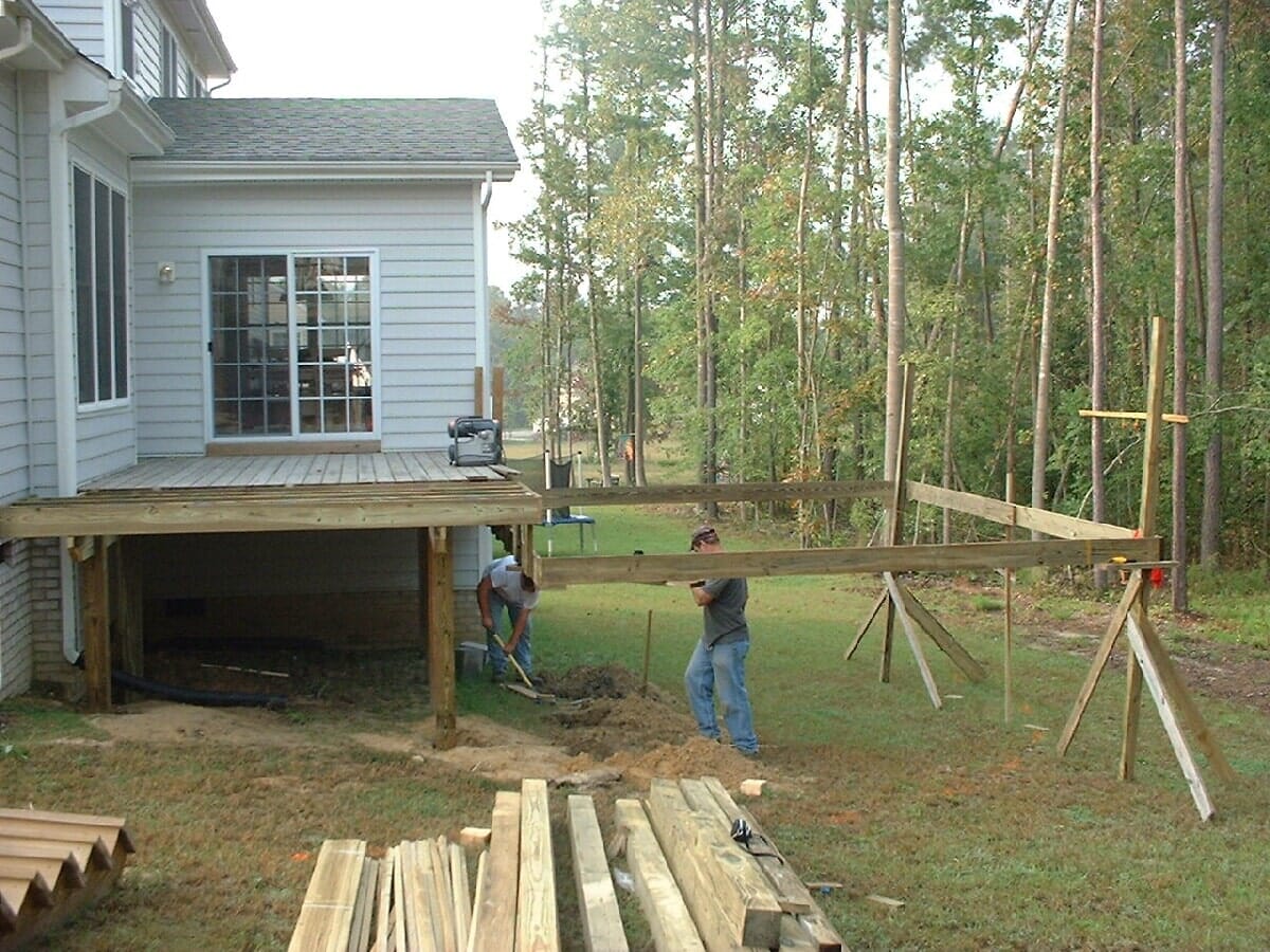 Decks And Patios Renovation #13 — Chester, VA — ARW Contracting, Inc.