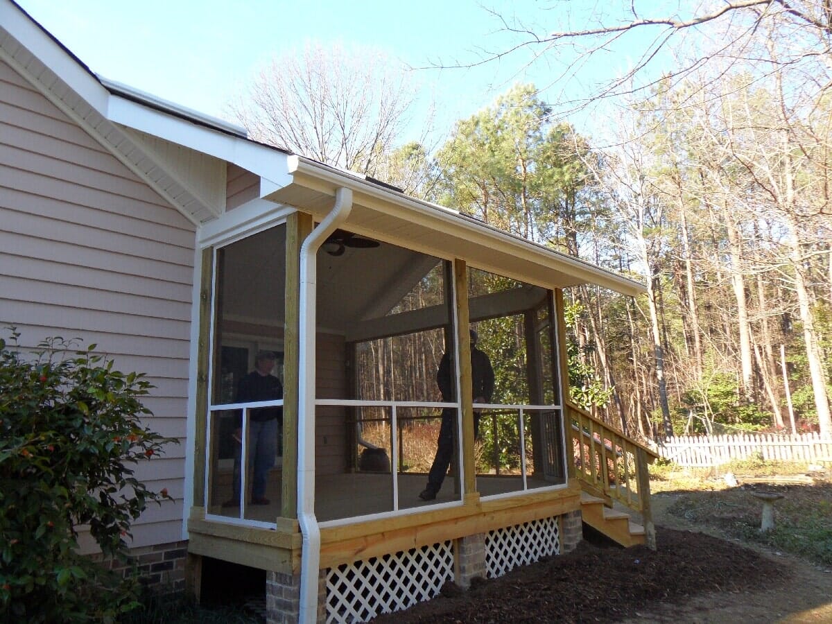 Residential Porch Renovation #14 — Chester, VA — ARW Contracting, Inc.