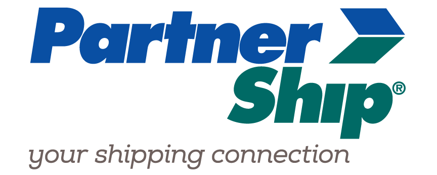 The logo for partner ship says your shipping connection