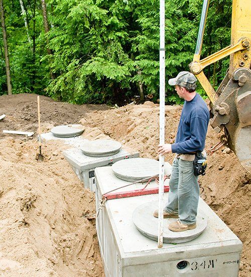 Septic Tanks — Man on Work in Wrightstown, NJ Septic Tanks — Man on Work in Wrightstown, NJ