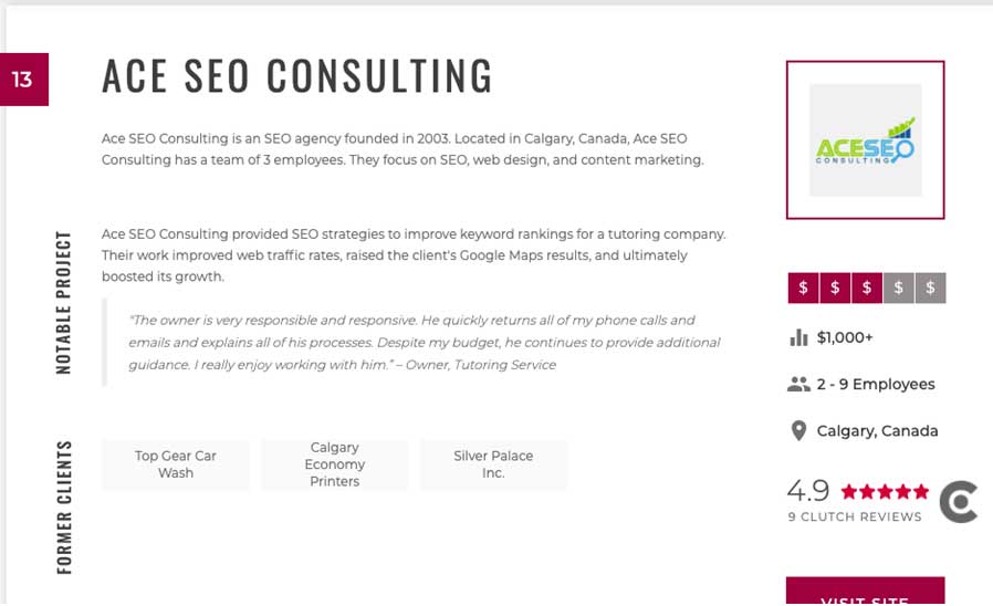 We Have Been Listed as the Top 40 Digital Marketing Companies in Calgary! We Have Been Listed as the Top 40 Digital Marketing Companies in Calgary!